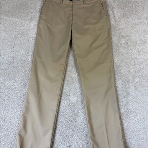 Roundtree and‎ Yorke Men’s Performance Pants Khaki Size 36x34